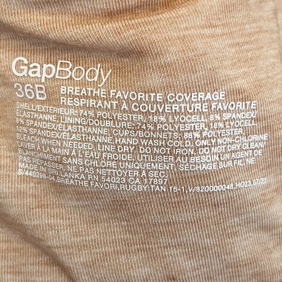 NWOT Gap Nude Breathe Favorite Coverage Bra, Size 36B - Picture 5 of 5
